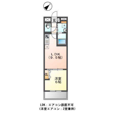 小茂根3丁目マンション工事(1LDK/3階)の間取り写真