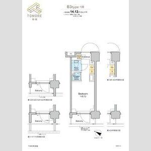 TOMORE田端(ワンルーム/1階)の間取り写真