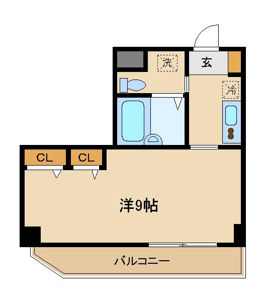 KDXレジデンス小豆沢(1K/6階)の間取り写真