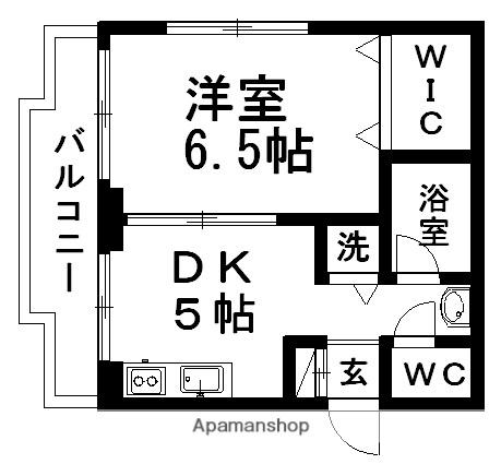 アドレ志茂(1DK/3階)の間取り写真