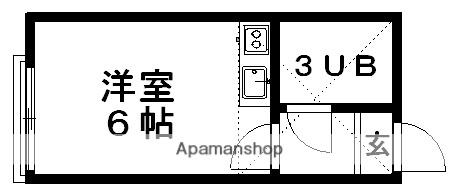 サンエール赤羽(ワンルーム/1階)の間取り写真
