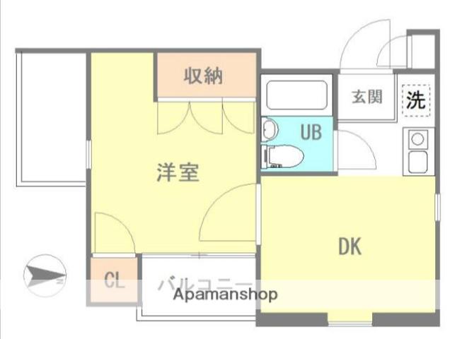 シャンブルIS 5階階 間取り