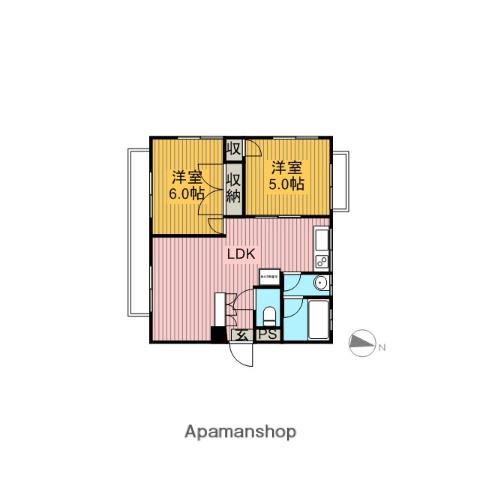 パークサイドハイツ 1階階 間取り