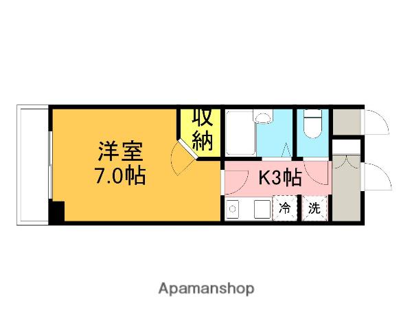 ビイルーム小金井 5階階 間取り