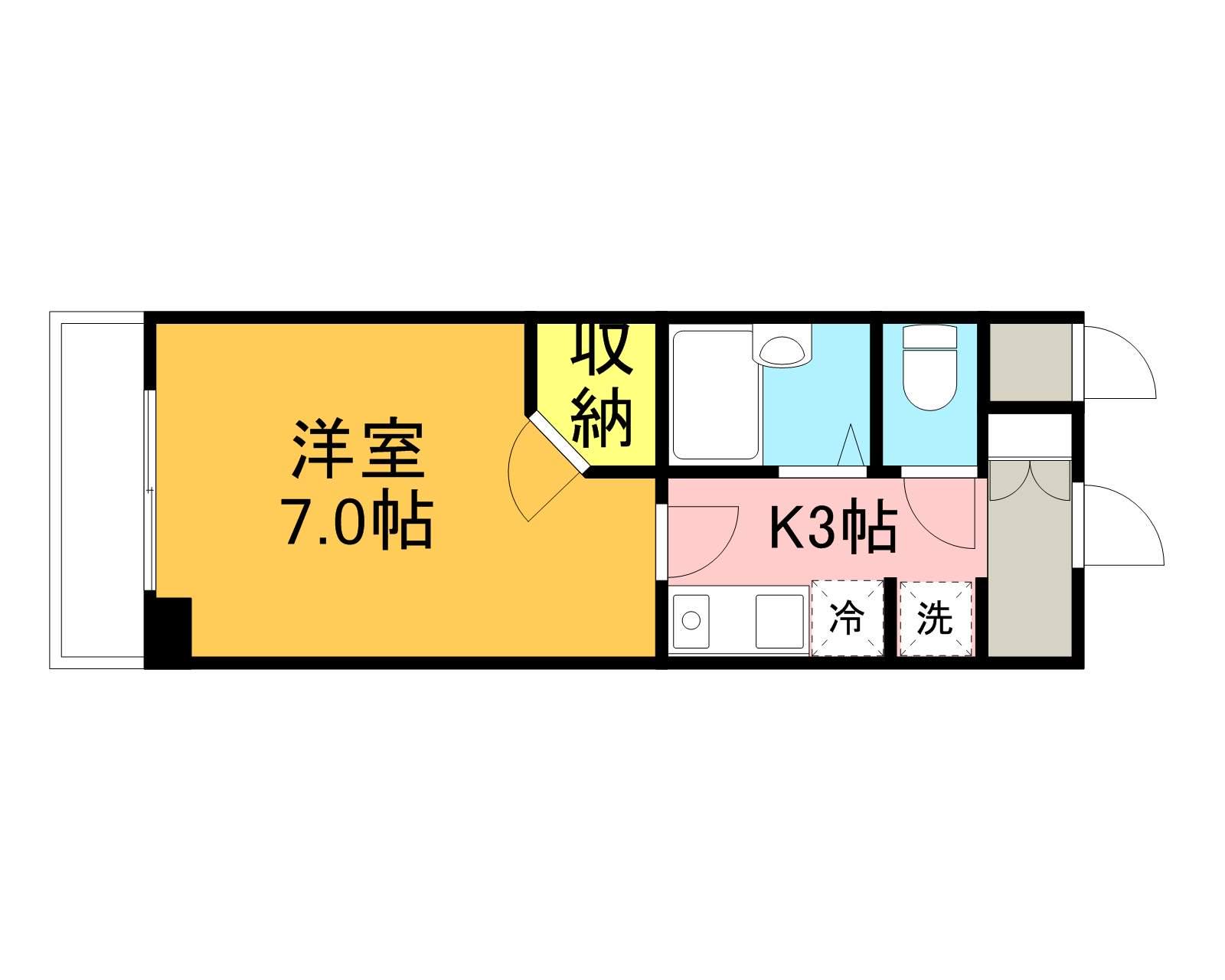 ビイルーム小金井 3階階 間取り