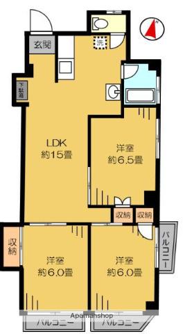メゾン西荻窪 2階階 間取り