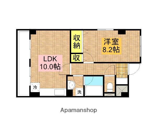 メゾンドローダンセ(1LDK/2階)の間取り写真