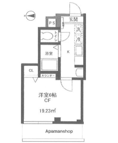ヴィラヴェール 2階階 間取り
