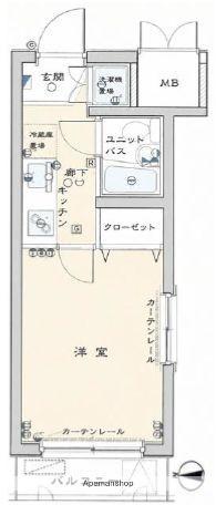 ルーブル井荻(1K/3階)の間取り写真