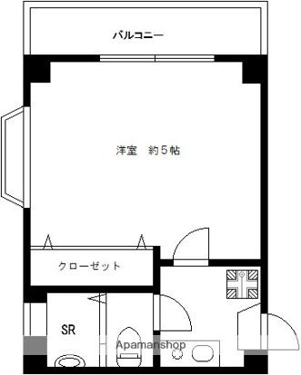 レイディアンス(1K/2階)の間取り写真