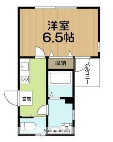 メゾンデール(1K/3階)の間取り写真