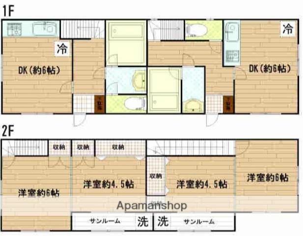 フレンド寿(2DK)の間取り写真