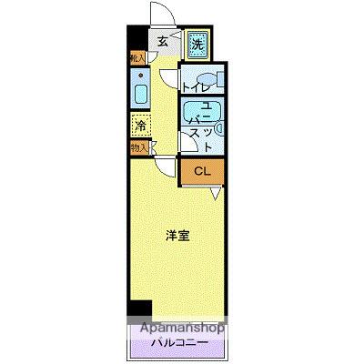 CITY SPIRE国分寺(1K/4階)の間取り写真