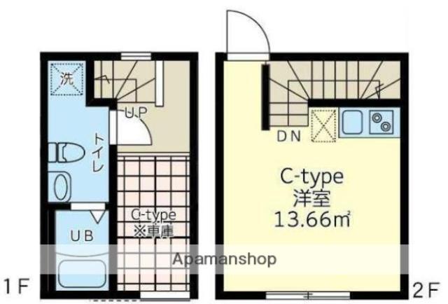 K21 BASESUGINAMI(ワンルーム/2階)の間取り写真