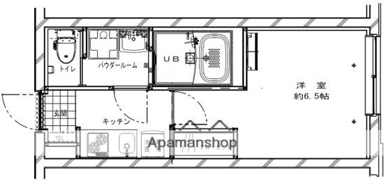 GENOVIA新高円寺(1K/2階)の間取り写真