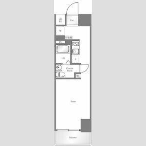 藤和シティスクエア練馬(1K/12階)の間取り写真
