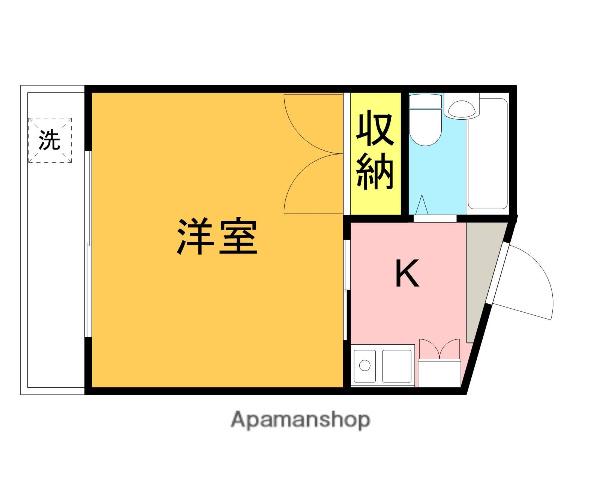 エトワール小金井(ワンルーム/1階)の間取り写真