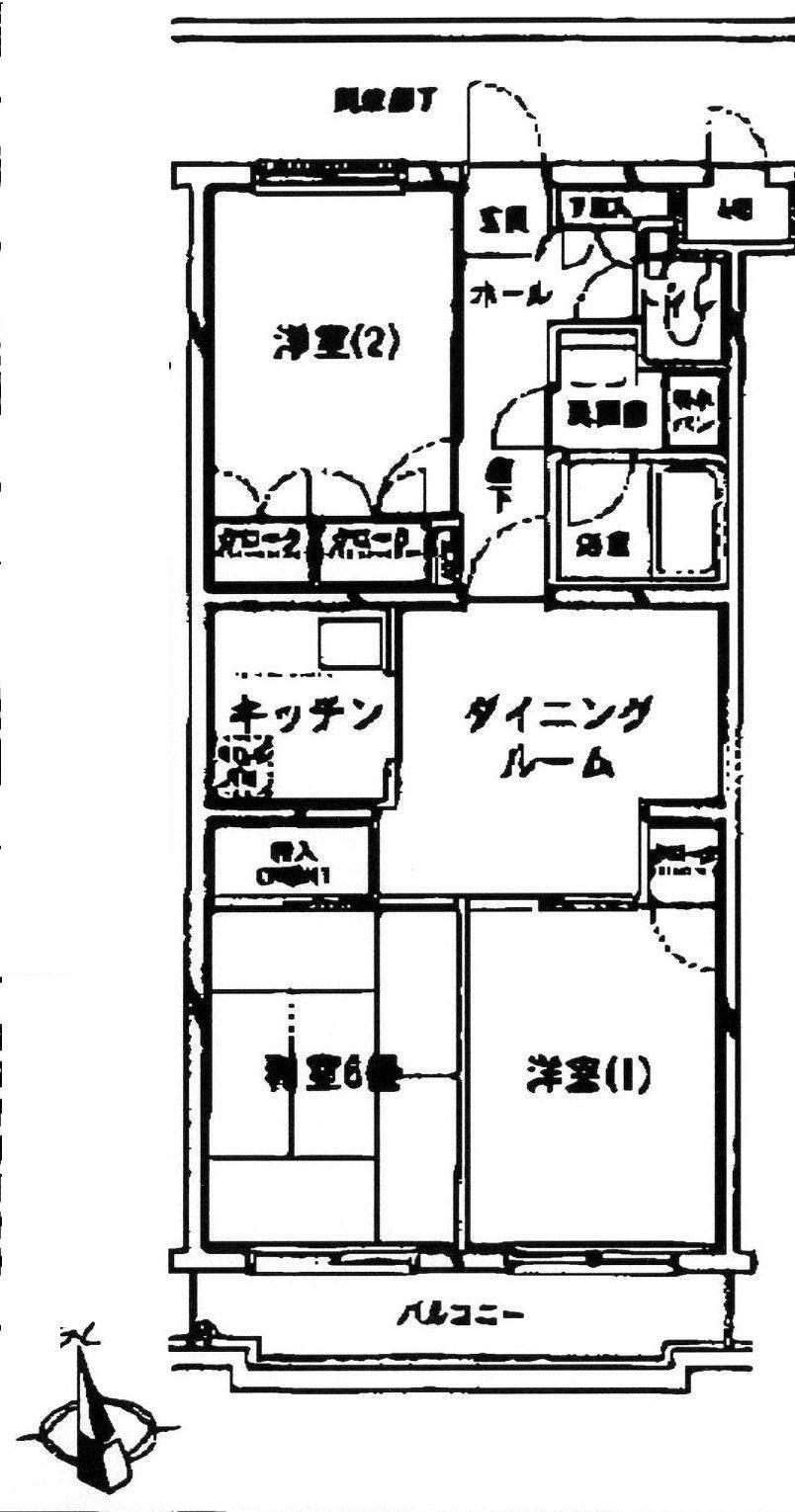 プライムアーバン武蔵小金井 1階階 間取り