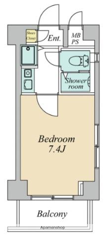 藤和シティコープ三鷹下連雀吉田ビル(1K/4階)の間取り写真