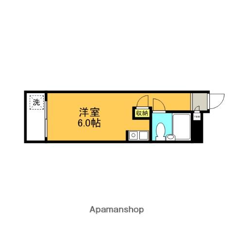 TOP・西荻第2(ワンルーム/2階)の間取り写真