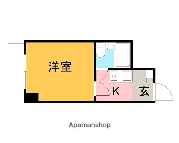 メゾン西荻(1K/2階)の間取り写真