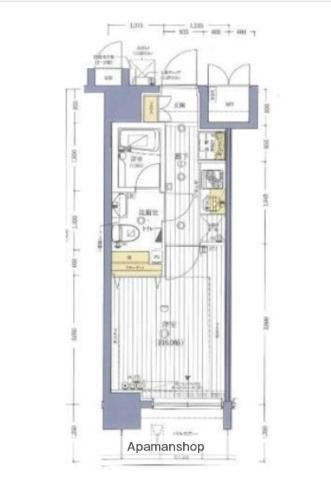 ヴァレッシア武蔵関駅前シティ(1K/9階)の間取り写真