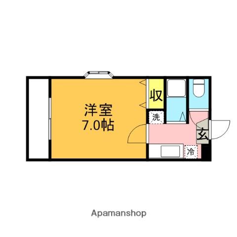 シャトレ吉祥寺(1K/3階)の間取り写真