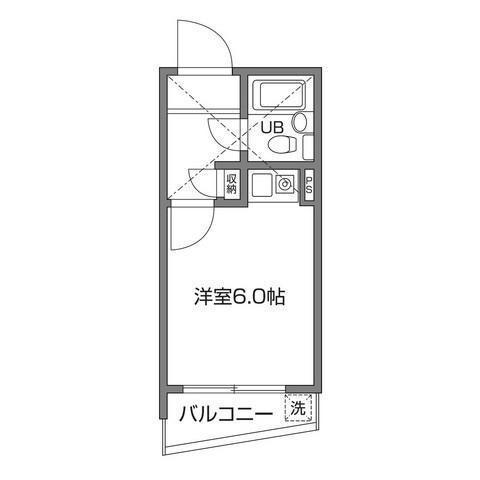 ユアパレス天沼(ワンルーム/1階)の間取り写真