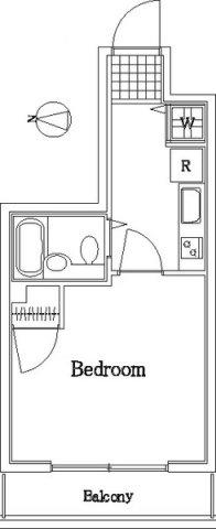 ルーブル野方(1K/3階)の間取り写真