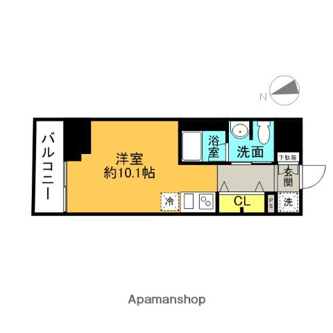 スパシエグランス荻窪(ワンルーム/7階)の間取り写真