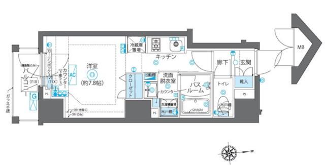 ZOOM新宿下落合 5階階 間取り