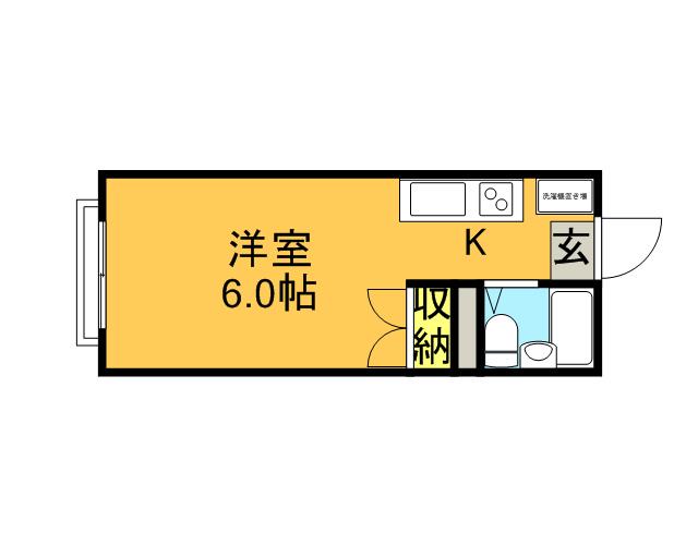 パラシオン泉A 1階階 間取り