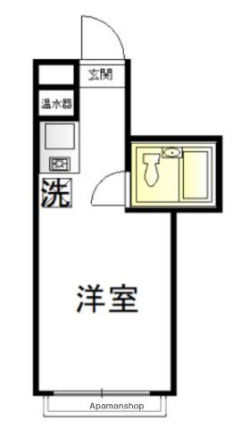 セントラルパレスⅡ(ワンルーム/3階)の間取り写真