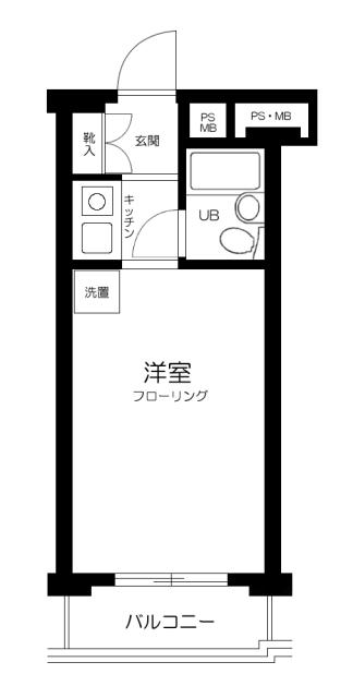 エクセレント東中野 2階階 間取り