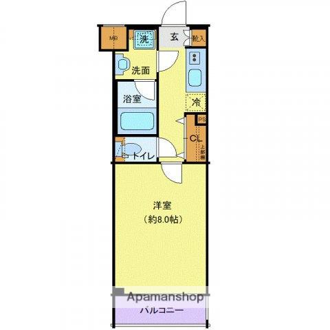 プレール・ドゥーク高井戸(1K/3階)の間取り写真