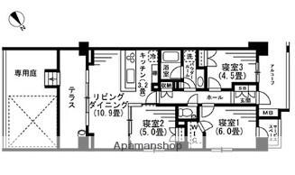 ザ・パークハウス上北沢 1階階 間取り
