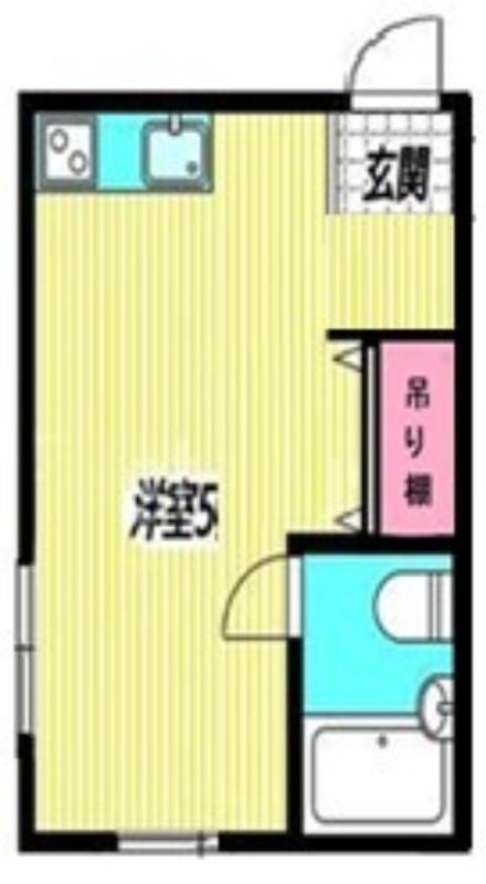 クロノス東中野ウエスト(ワンルーム/1階)の間取り写真