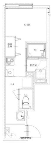 SOLUNA CRACIA OGIKUBOⅢ(ワンルーム/1階)の間取り写真