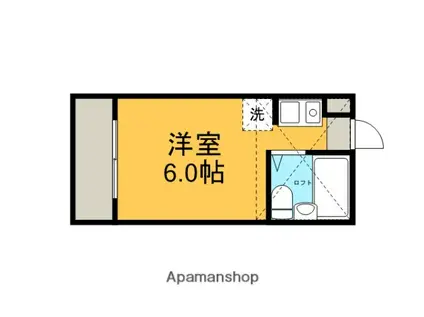 ソネット経堂(ワンルーム/2階)の間取り写真