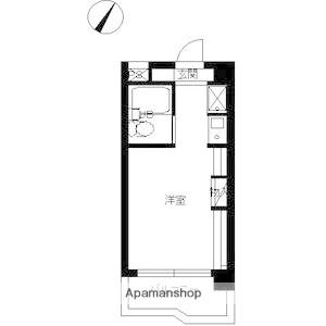 スカイコート明大前第2(ワンルーム/3階)の間取り写真