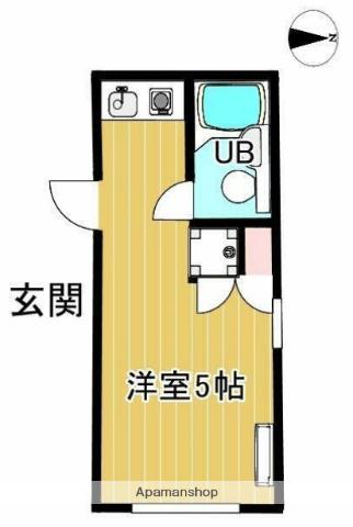 フォルトゥーナ荻窪(ワンルーム/1階)の間取り写真