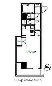 プレールカテリーナ代田橋(ワンルーム/8階)の間取り写真