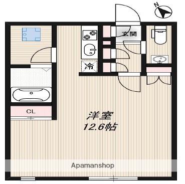 Branche武蔵小山 1階階 間取り