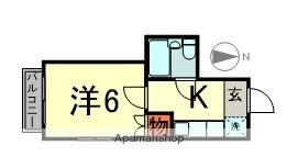 ハイムオレオ(1K/2階)の間取り写真