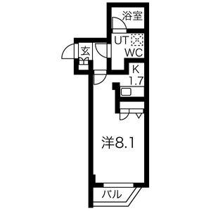 スパシエソリデ目黒 4階階 間取り