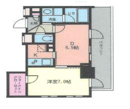 ドゥーエ幡ヶ谷(1DK/3階)の間取り写真