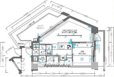 AELL南荻窪(1LDK/7階)の間取り写真