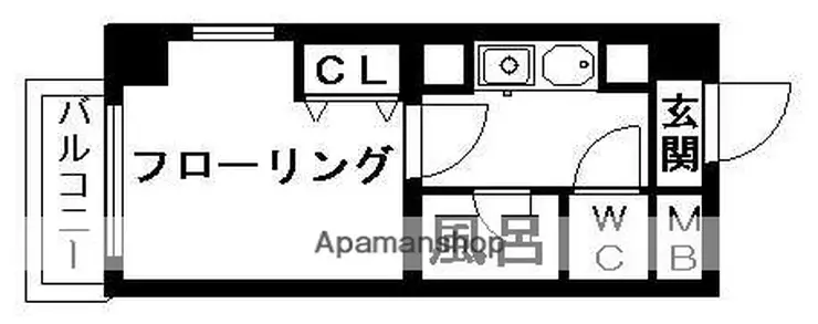 エクセリア浜田山 6階階 間取り