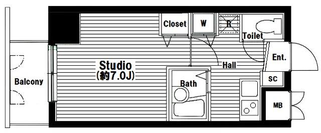 グランド・ガーラ渋谷 4階階 間取り