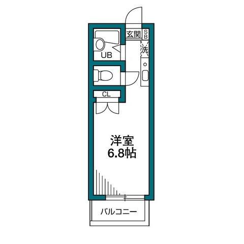 デューン仙川 1階階 間取り
